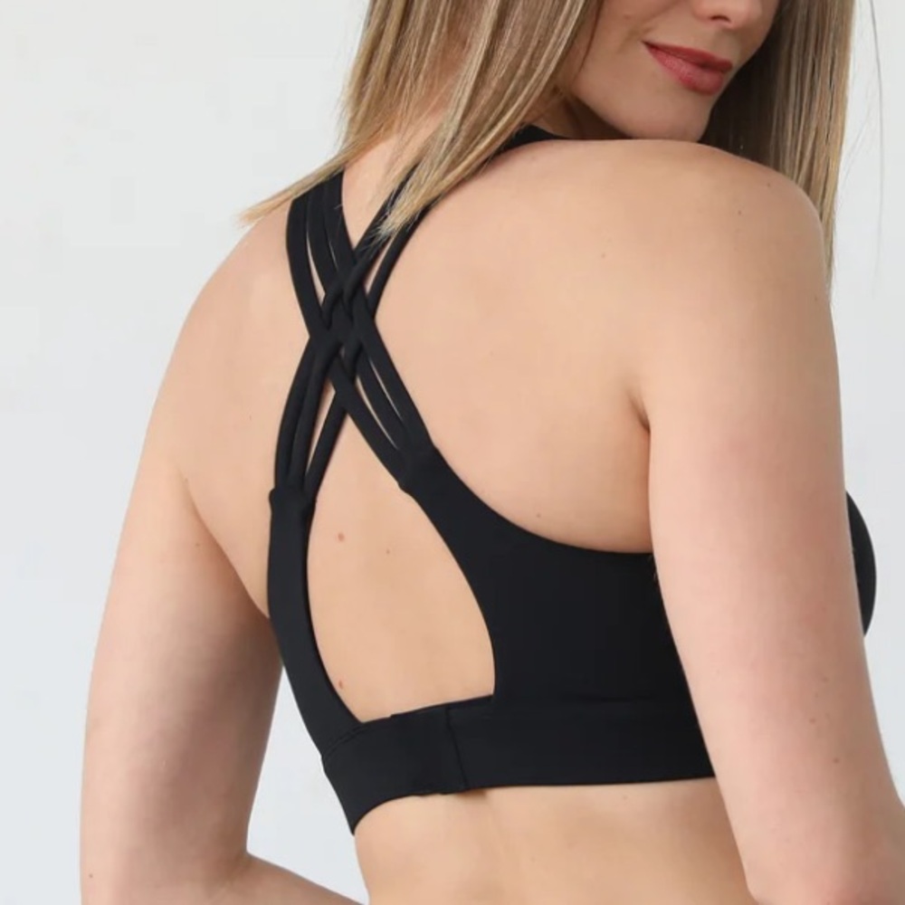 Like new sweat and milk high support nursing/pumping sports bra